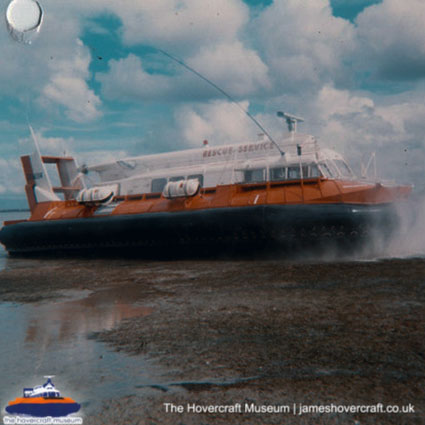 SRN6 with the Canadian Coastguard -  (credit: The <a href='http://www.hovercraft-museum.org/' target='_blank'>Hovercraft Museum Trust</a>).